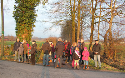 Gang nach Betlehem der Gemeinden St. Viktor und St. Mauritius 